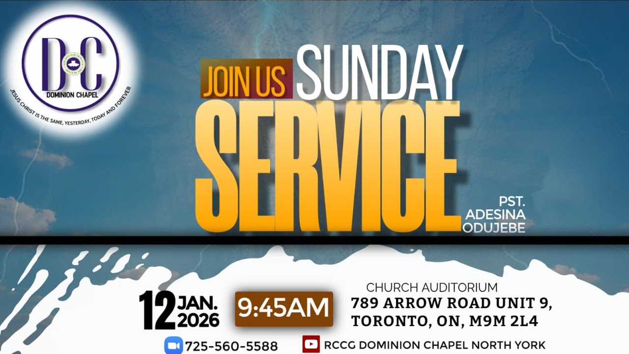 SUNDAY, JANUARY 11, 2026 LIVESTREAM