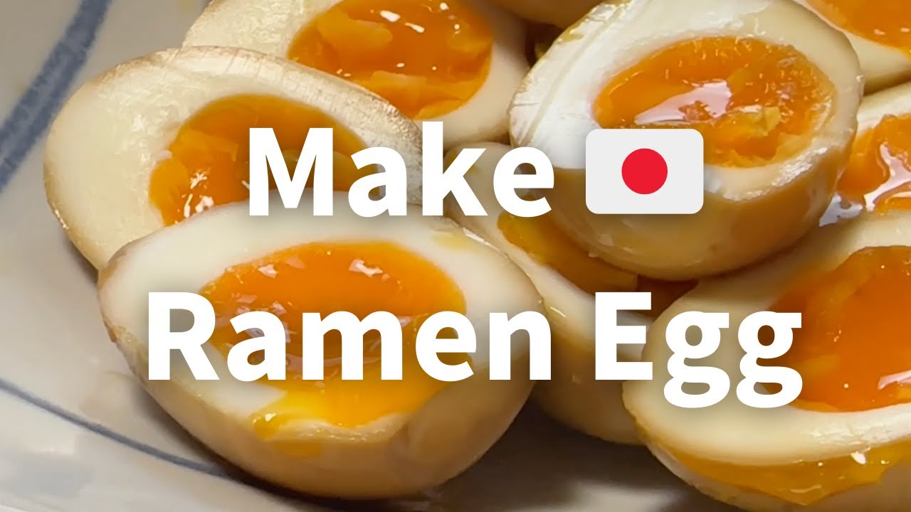 Daily Life in Japan🇯🇵Make Ramen Eggs（Ajitama）