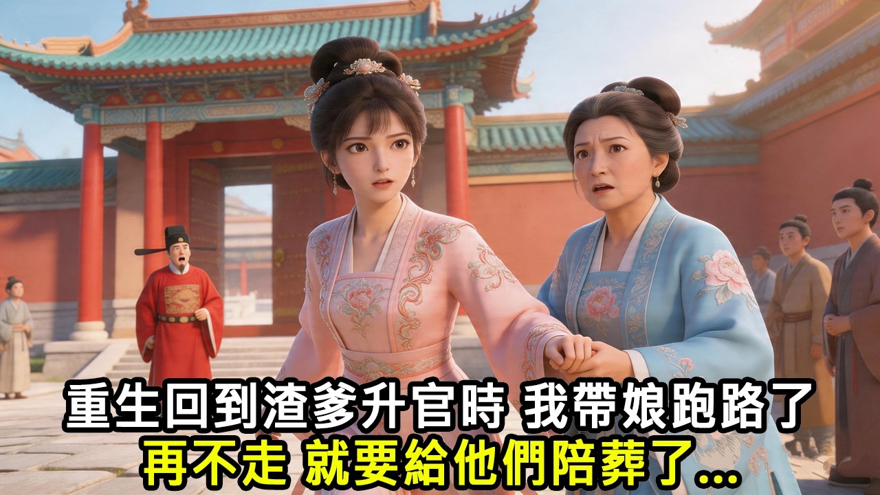 【重生爽文】重生回到渣爹升官時，我帶娘跑路了，再不⾛，就要給他們陪葬了...#小說 #重生 #爽文 #重生逆襲 #重生小說 #重生文 #復仇 #逆襲小說 #完結 #有聲小說 #有聲書 #古風