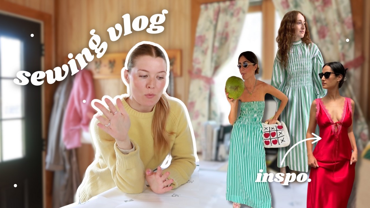 Sewing Dresses For a Destination Wedding | #sewingvlog #summerdresses