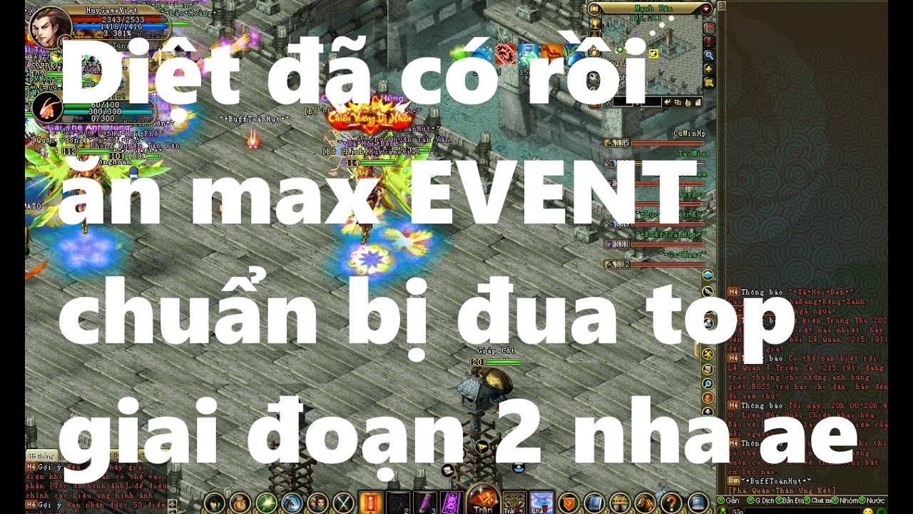 [GameViệt] - Trở lại # Diệt và ĂN max EVENT cuhẩn bị đua giai đọaan 2