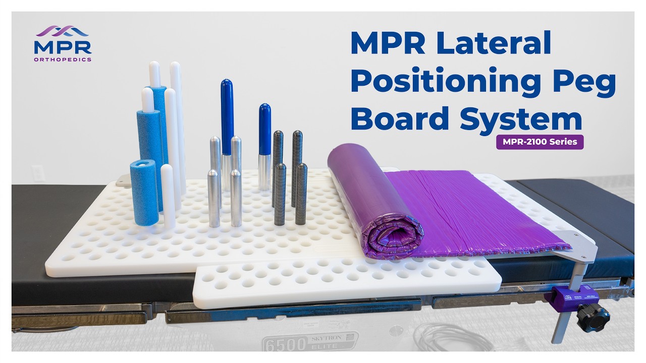 MPR Lateral Hip Positioning Peg Board System | Setup & Use