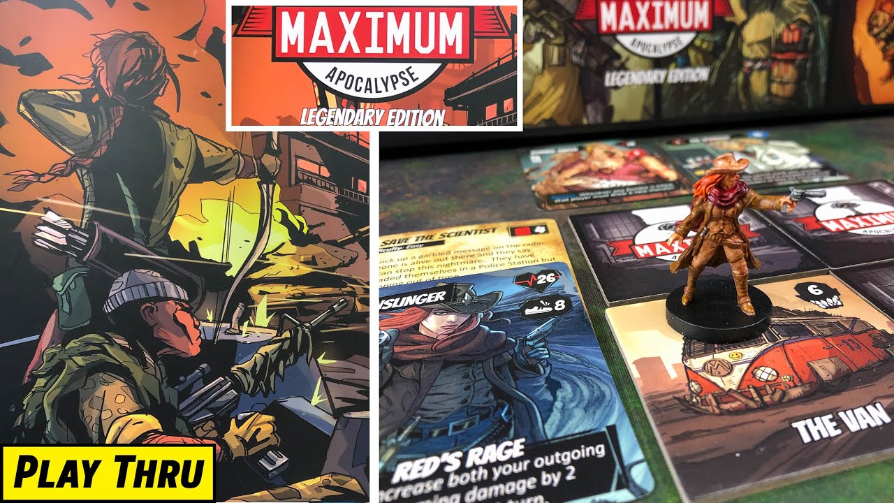 MAXIMUM APOCALYPSE Legendary Edition Playthrough SAVE THE SCIENTIST Scenario