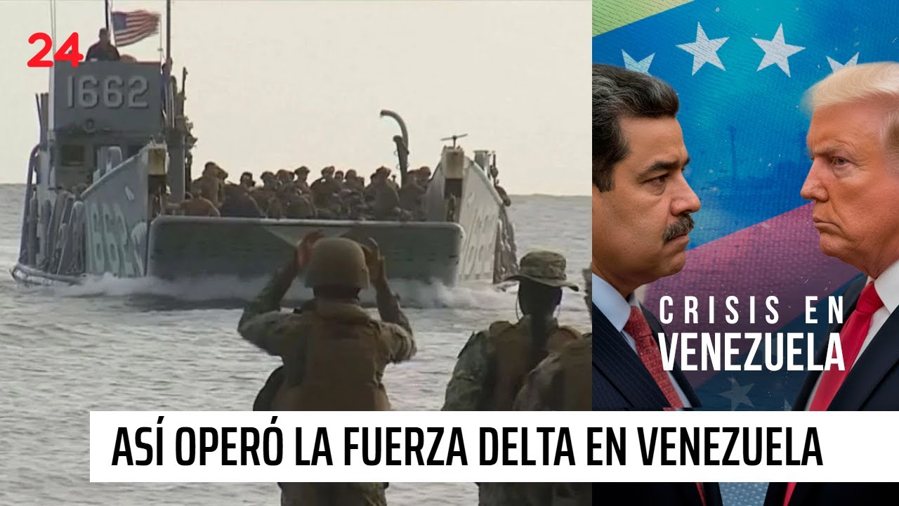 Así operó la fuerza Delta de EE.UU. para detener a Maduro | 24 Horas TVN Chile