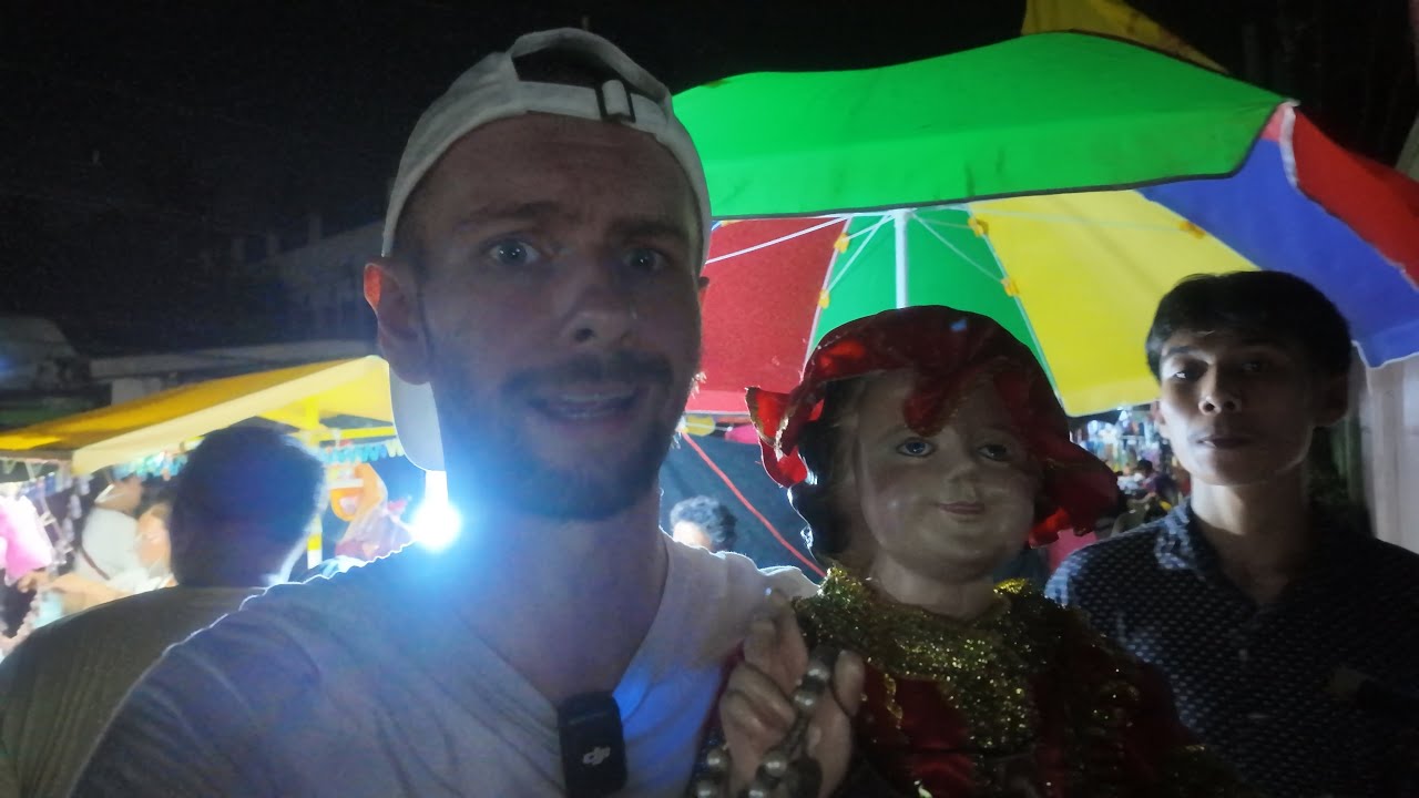 Partying with sweet baby Jesus himself.