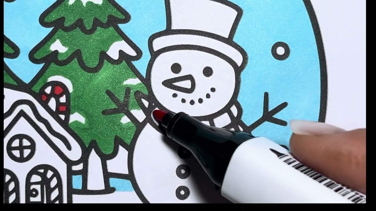 [ASMR] Glass Painting TINGLES! 🎨 Coloring a Crystal Snow Globe (Brush Sounds)