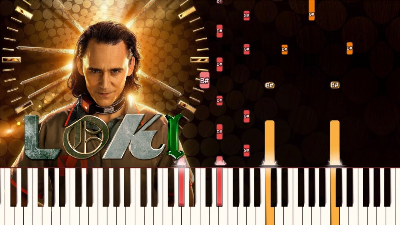 Loki - Main Theme (Disney Plus) | Piano Tutorial (Synthesia)