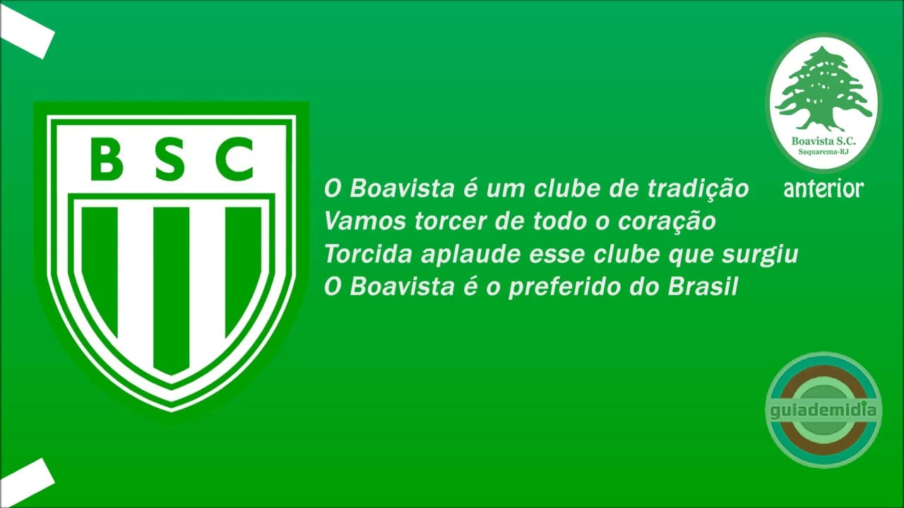 Hino do Boavista Sport Club SAF [ Saquarema / RJ ] • Novo Escudo • áudio melhorado