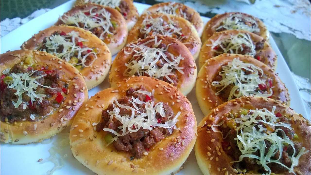 بريوش مالح بحشوة اللحم المفروم رائعة و لذيذة - brioche salé