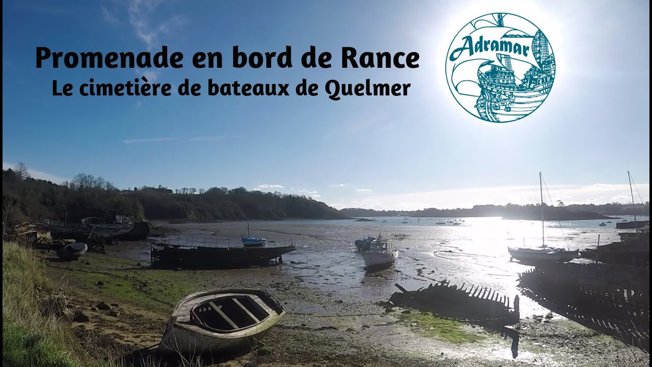 Promenade en bord de Rance : le cimetière de bateaux de Quelmer