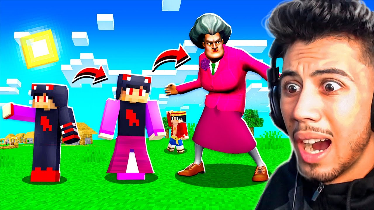 اصابني فايروس غريب حولني الى المدرسة الشريرة في ماين كرافت !!؟