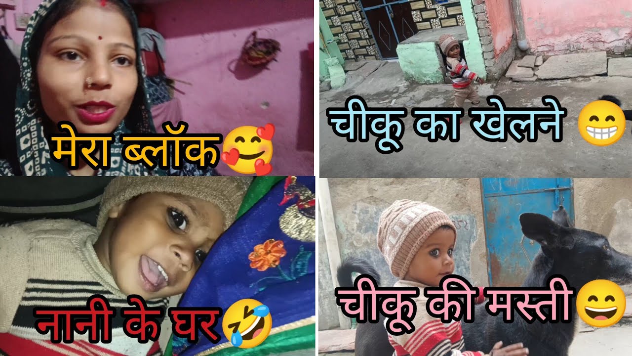 मेरा #video चीकू बहुत #comedy उधम करता है ###अपने नानी के घर #