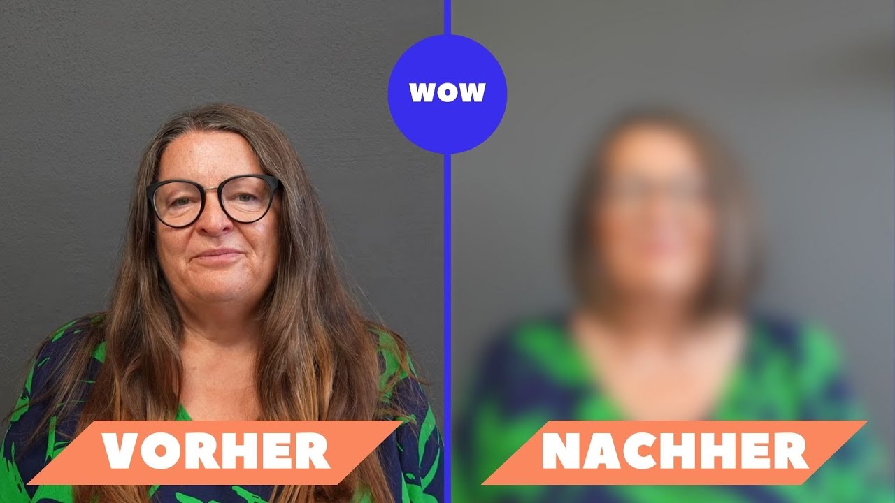 30cm Haar fällt! 😱✂️ Typveränderung mit großer Überraschung 💇‍♀️🔥