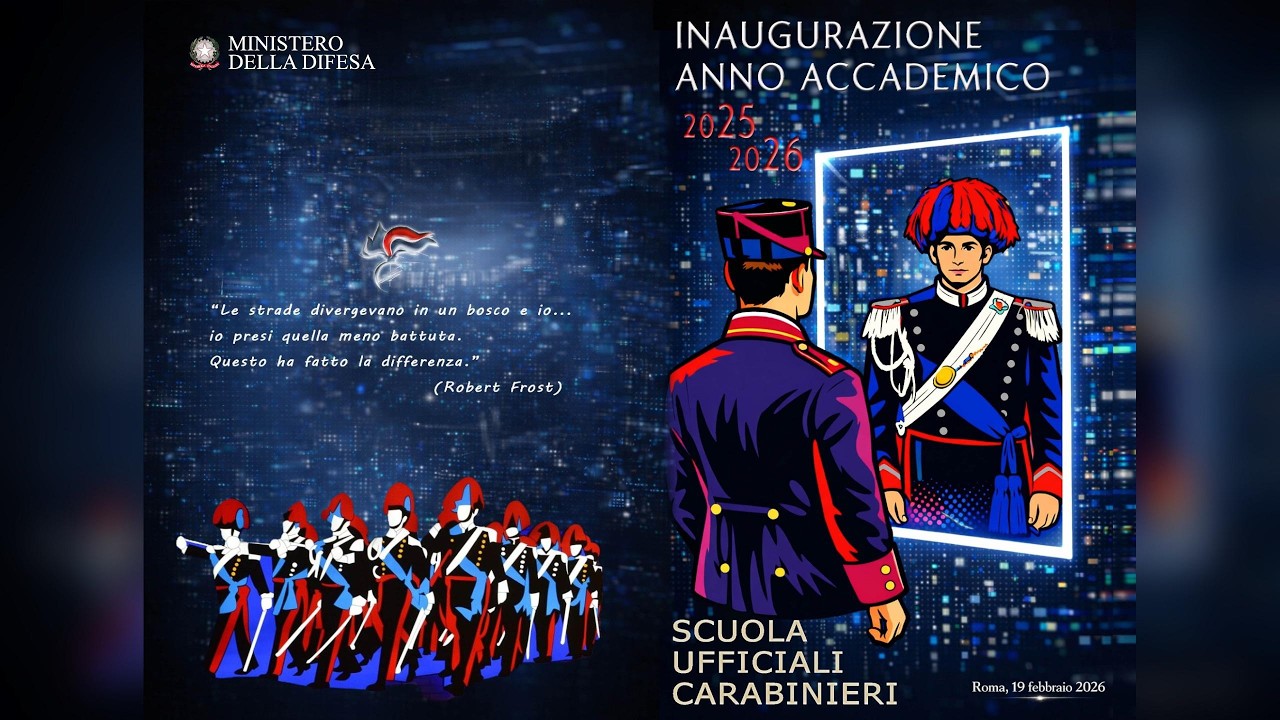 Roma, Scuola Ufficiali Carabinieri - Inaugurazione dell'Anno Accademico 2025-2026
