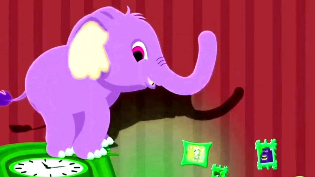 The elephant escaped after crushing the clock | Reverse Effect | Hickory Dickory Dock