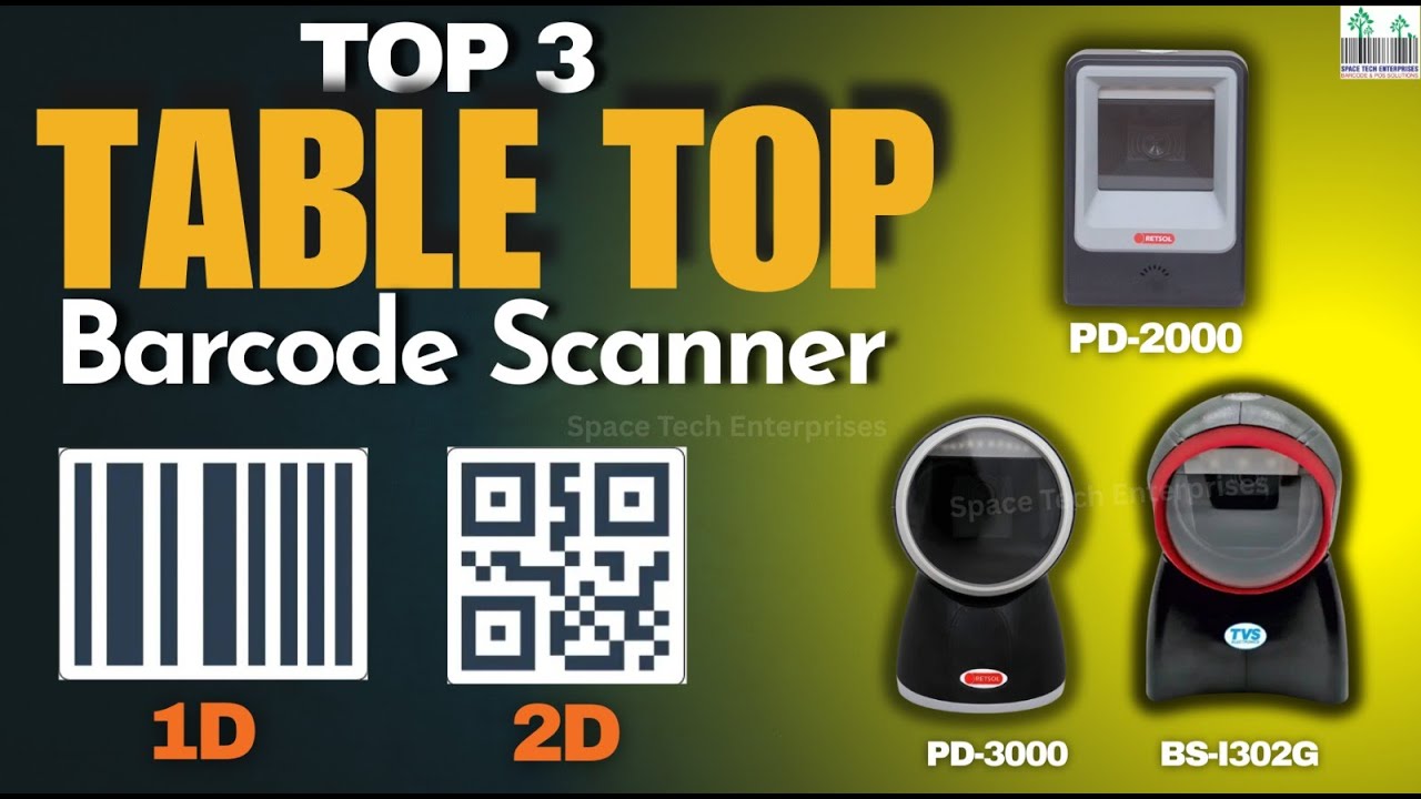 3 Table Top Barcode Scanners That Will CHANGE Your Retail Game TVS i302G. Retsol PD2000 RetsolPD3000