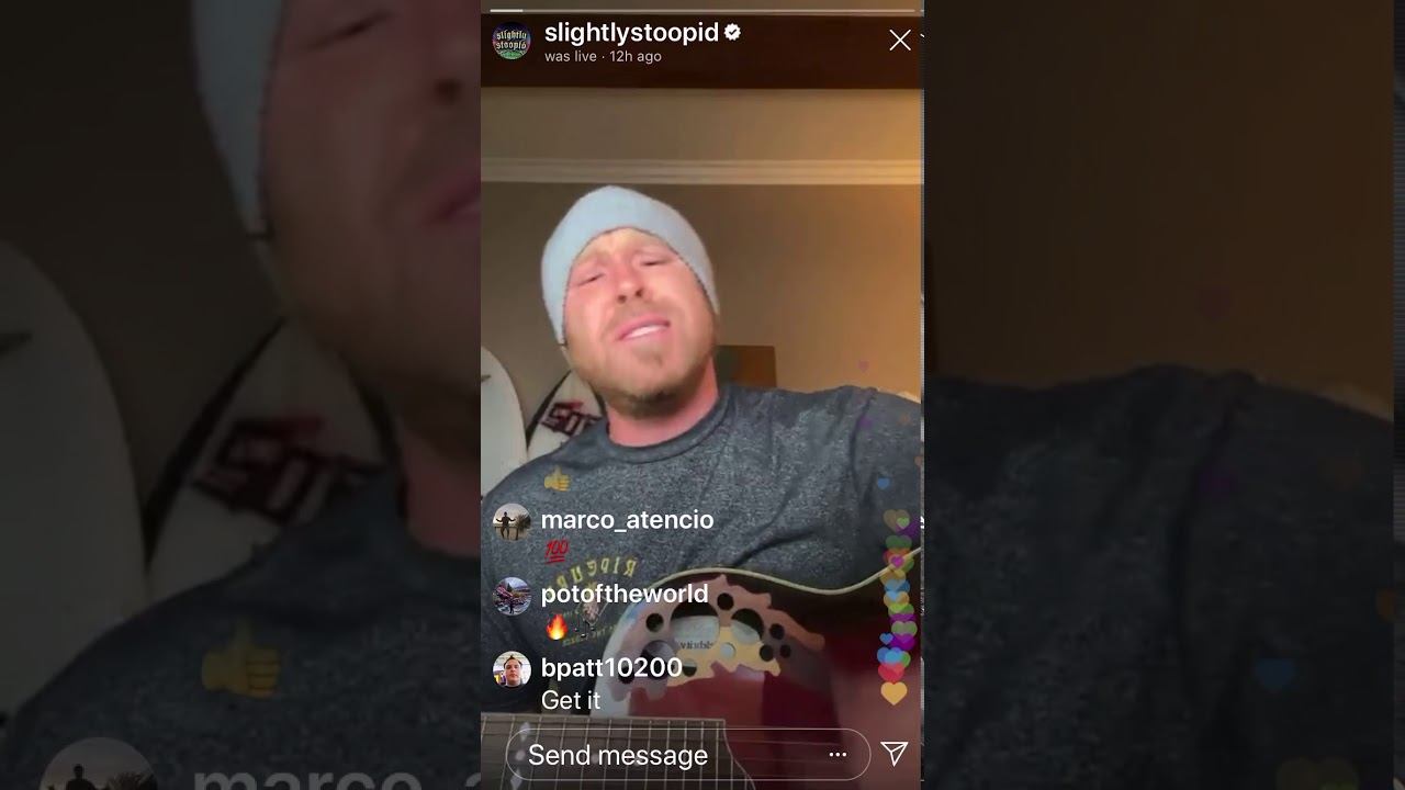 Kyle from Slightly Stoopid ~ Ladders ~ Mac Miller Cover ~ 4/7/20