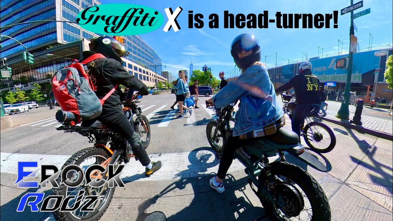 Lyric Cycles GRAFFITI X visits NYC and TURNS HEADS | Zooz NYC Group Ride | Pt. 2