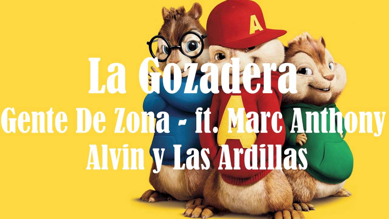 Gente de Zona - La Gozadera ft. Marc Anthony - Alvin y Las Ardillas