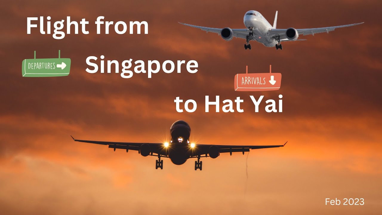 Scoot flight ✈️ from Singapore 🇸🇬  to Hat Yai