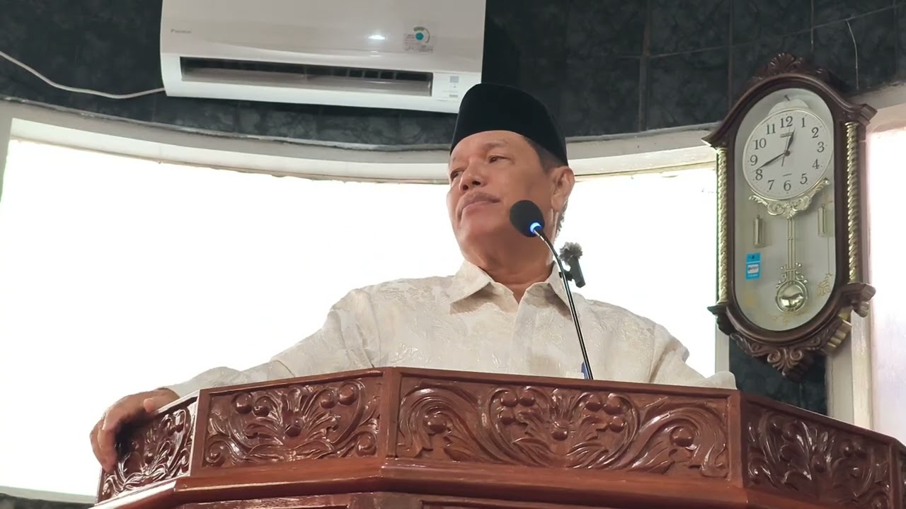 ceramah sholat jum'at tgl 13 03 2026 oleh ustad ; Drs H Syafwan Diran