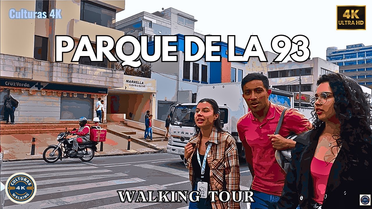 POV Walking Tour [ Parque De La 93 Zona Norte ] BOGOTA/COLOMBIA Culturas 4K