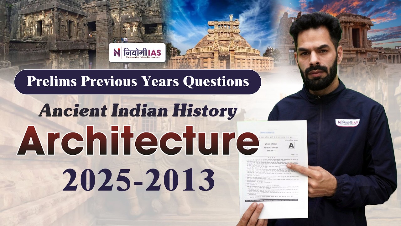 Architecture PYQs | Ancient History UPSC Prelims (2013–2025) | Complete PYQ Series