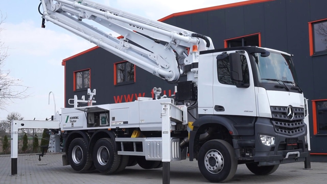MB AROCS 2636 6x4 EURO6 CONCRETE PUMP SCHWING 36M, 2016