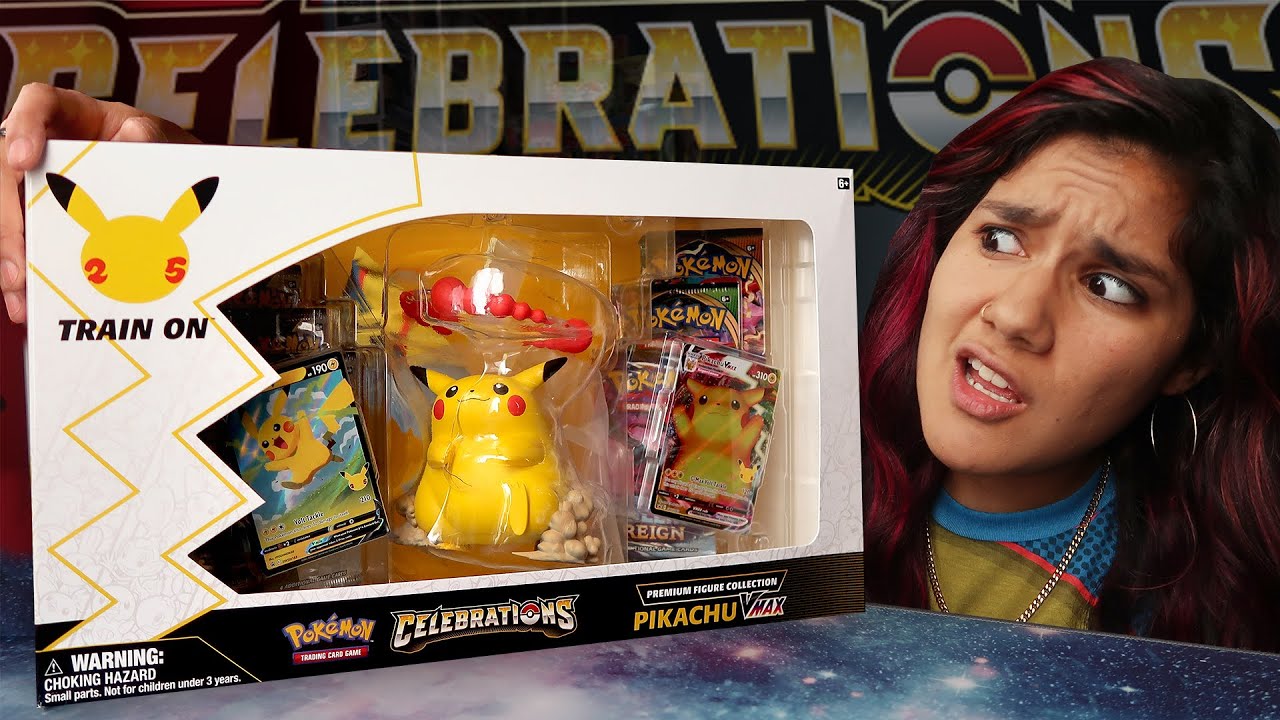 *EARLY LOOK* Pok&eacute;mon Celebrations Pikachu VMax Premium Figure Collection!