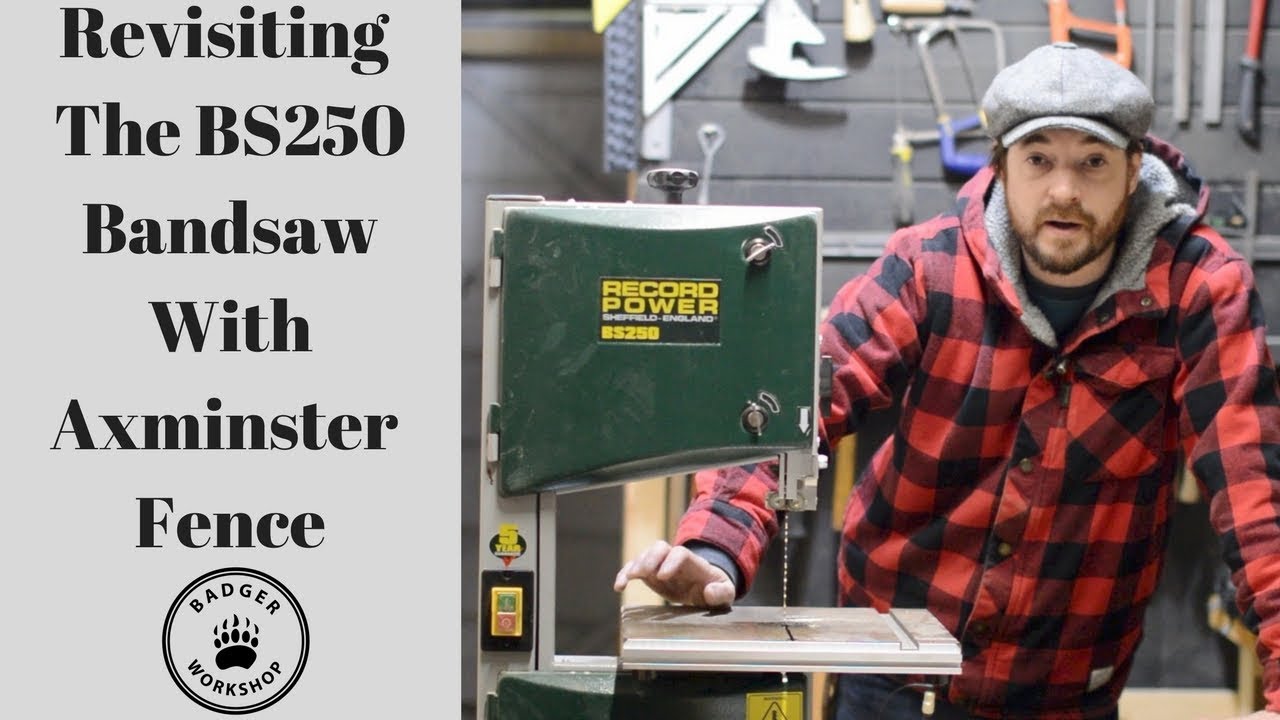 Record Power BS250 Bandsaw with Axminster Fence