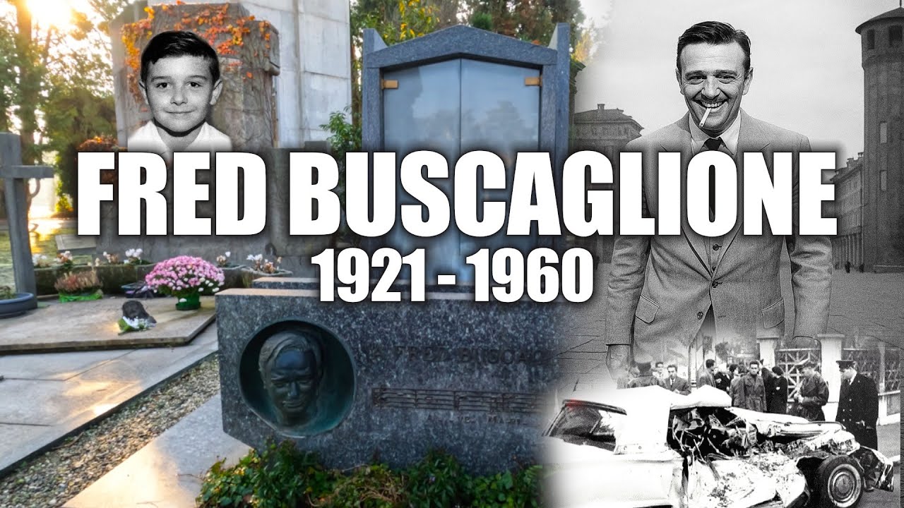 FRED BUSCAGLIONE NEL CIMITERO MONUMENTALE DI TORINO: LA STORIA D'UN ARTISTA LEGGENDARIO!