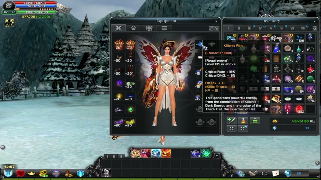 Cabal COPH Gear Showcase Dragonium Set.