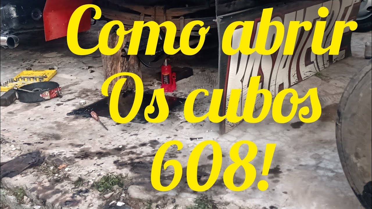 como abrir cubo traseiro do 608