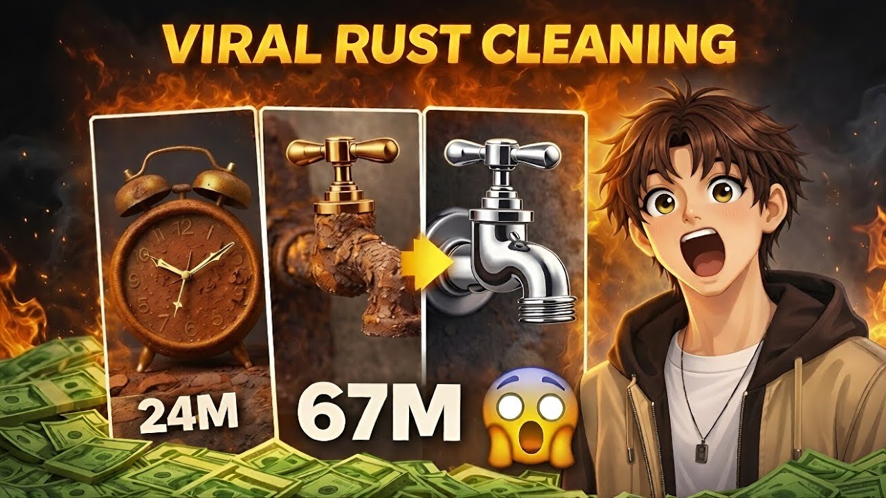 These Ai Rust Cleaning Vieos Are Going Viral (Make Yours In A Minutes) Full Tutorial 