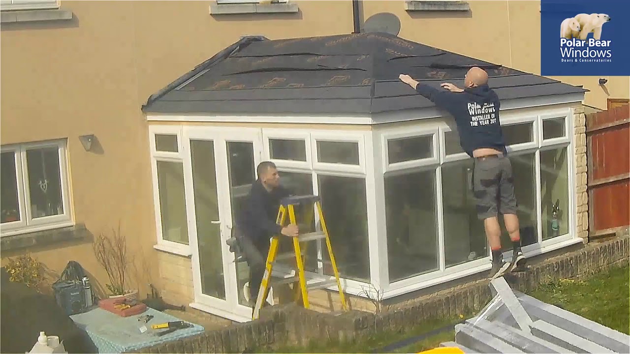 A Guardian Warm Core Roof. Installed by Polar Bear Windows Bristol