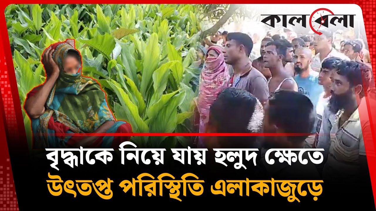 বৃদ্ধাকে নিয়ে যায় হলুদ ক্ষেতে, অতঃপর &hellip; | Old Woman Incident | Gaibandha | Kalbela