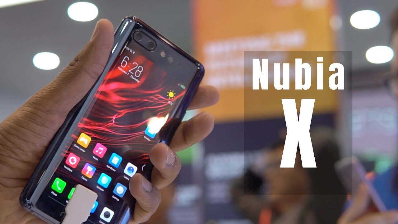 Nubia X Dual Screen Dual-Fingerprint Phone Hands-on, Features, Design Overview at MWC 2019