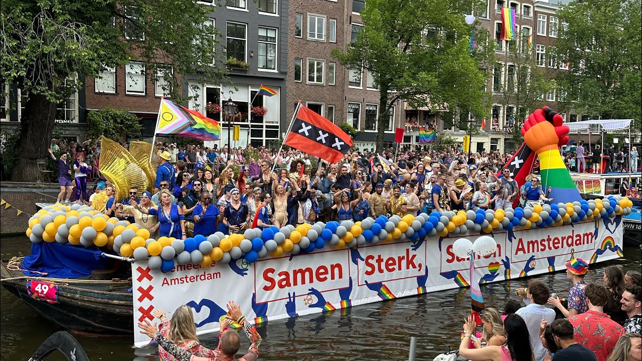 Amsterdam Gay Pride 2024 😍🏳️‍🌈 Let's celebrate love ❤️🧡💛💚💙💜