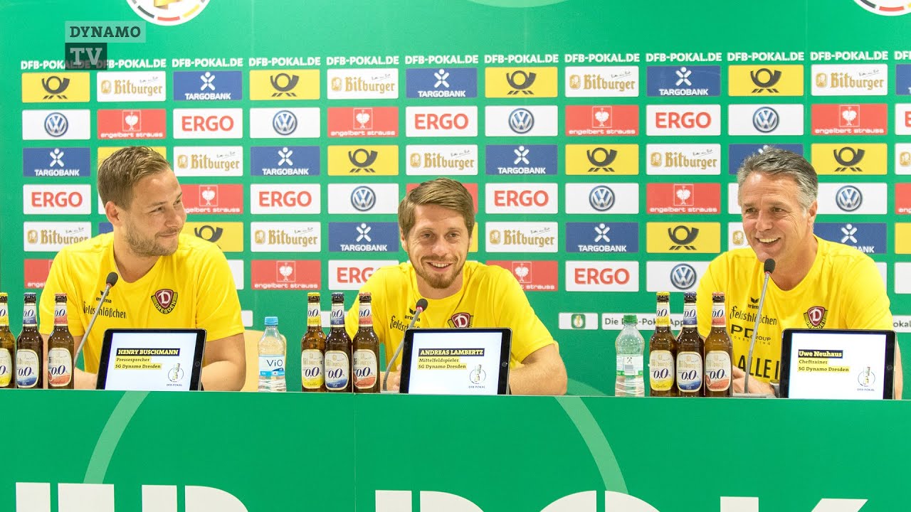 1. Runde DFB-Pokal | SGD - RBL | Pressekonferenz vor dem Spiel