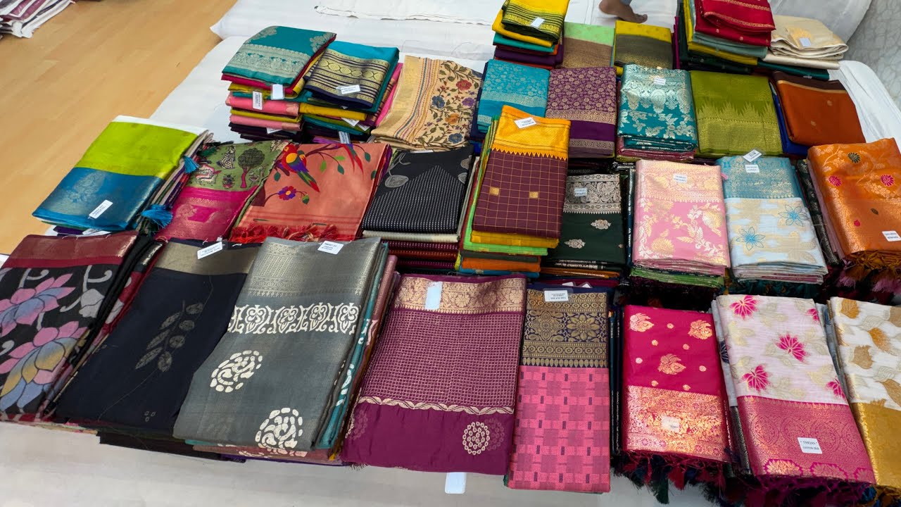Chickpet Wholesale Viscose Silk | Crepe Silk | Piathani Saree | Budegt Friendly Sarees | Singles Avl