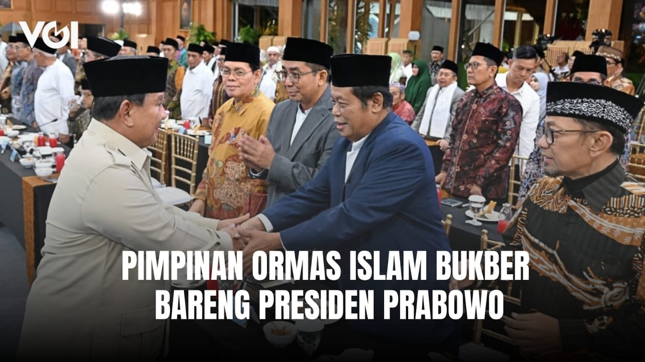 Presiden Prabowo Buka Puasa Bersama Tokoh dan Pimpinan Ormas Islam di Istana Merdeka