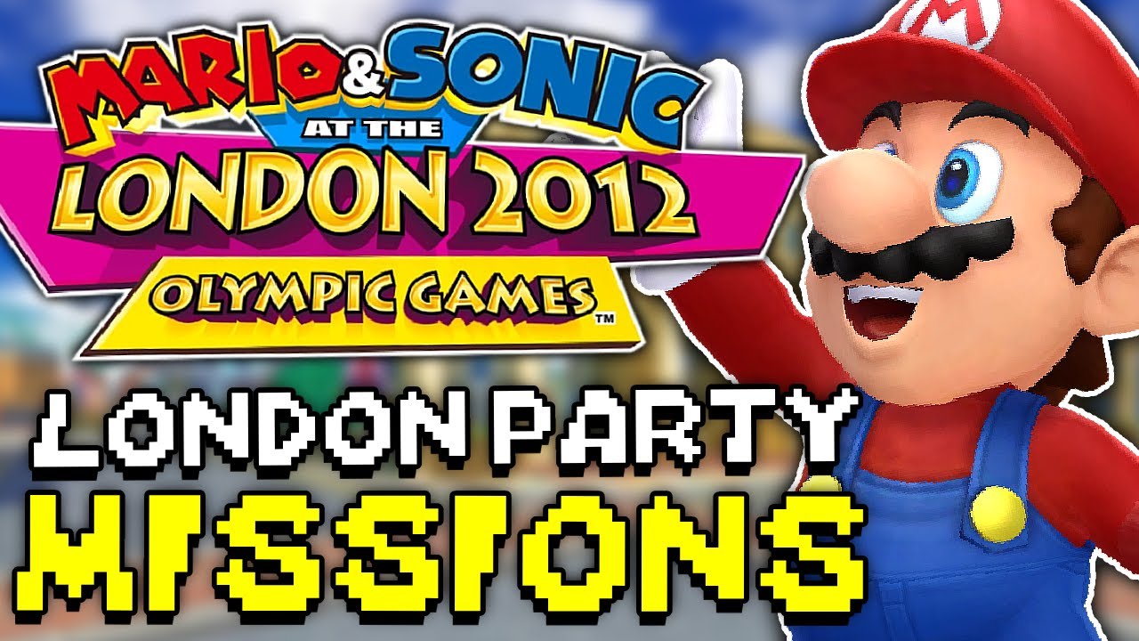 Mario & Sonic at the London 2012 Olympic Games [Wii] - All Missions (London Party)