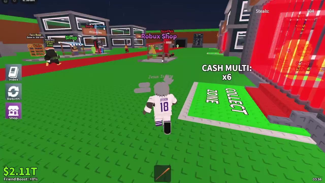 Aura farm. I got the best thing you Can get out the brainrot god lucky block