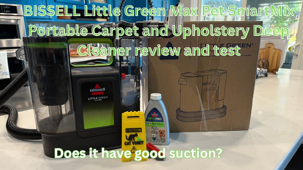 Bissell Little Green Max Pet Deep Cleaner Review and Test / Can it take on a hairball?