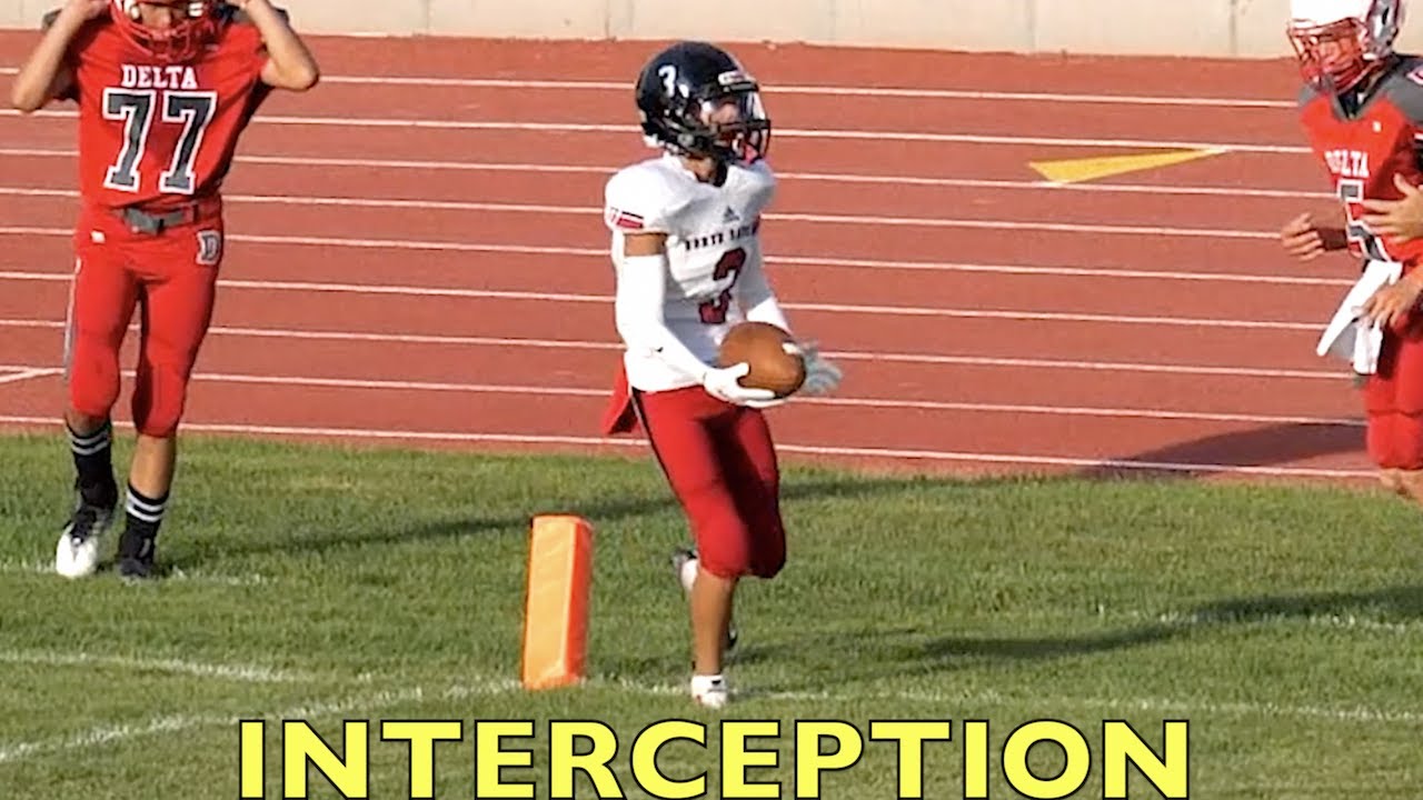 INTERCEPTION at HIGH SCHOOL FOOTBALL GAME! 🏈