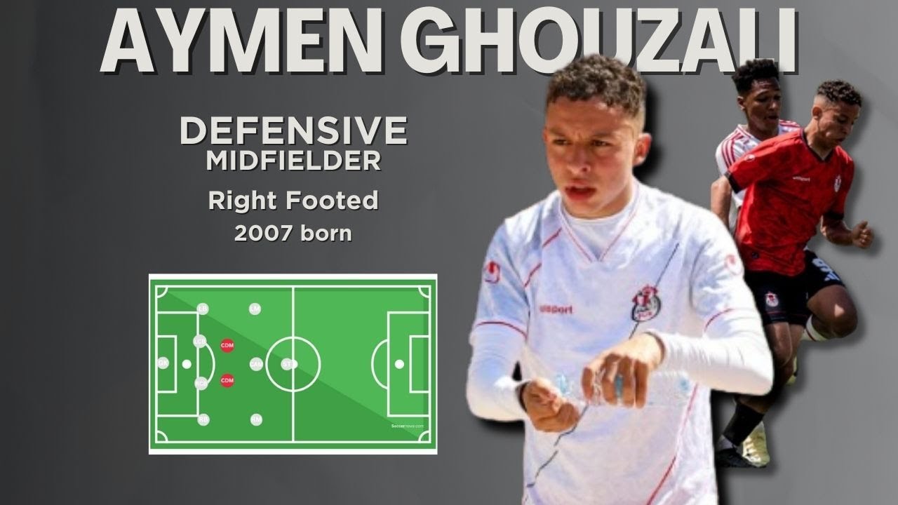 Aymen Ghouzali -SKILLS/ Assists- a 17-year-old DEFENSIVE MIDFIELDER- 2007 BORN - FUS Rabat/ MOROCCO