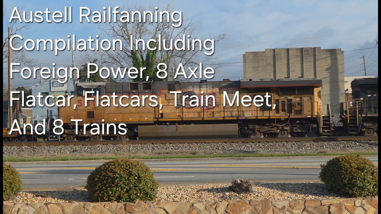 Austell Railfanning Compilation With Foreign Power, Horn shows And Much More