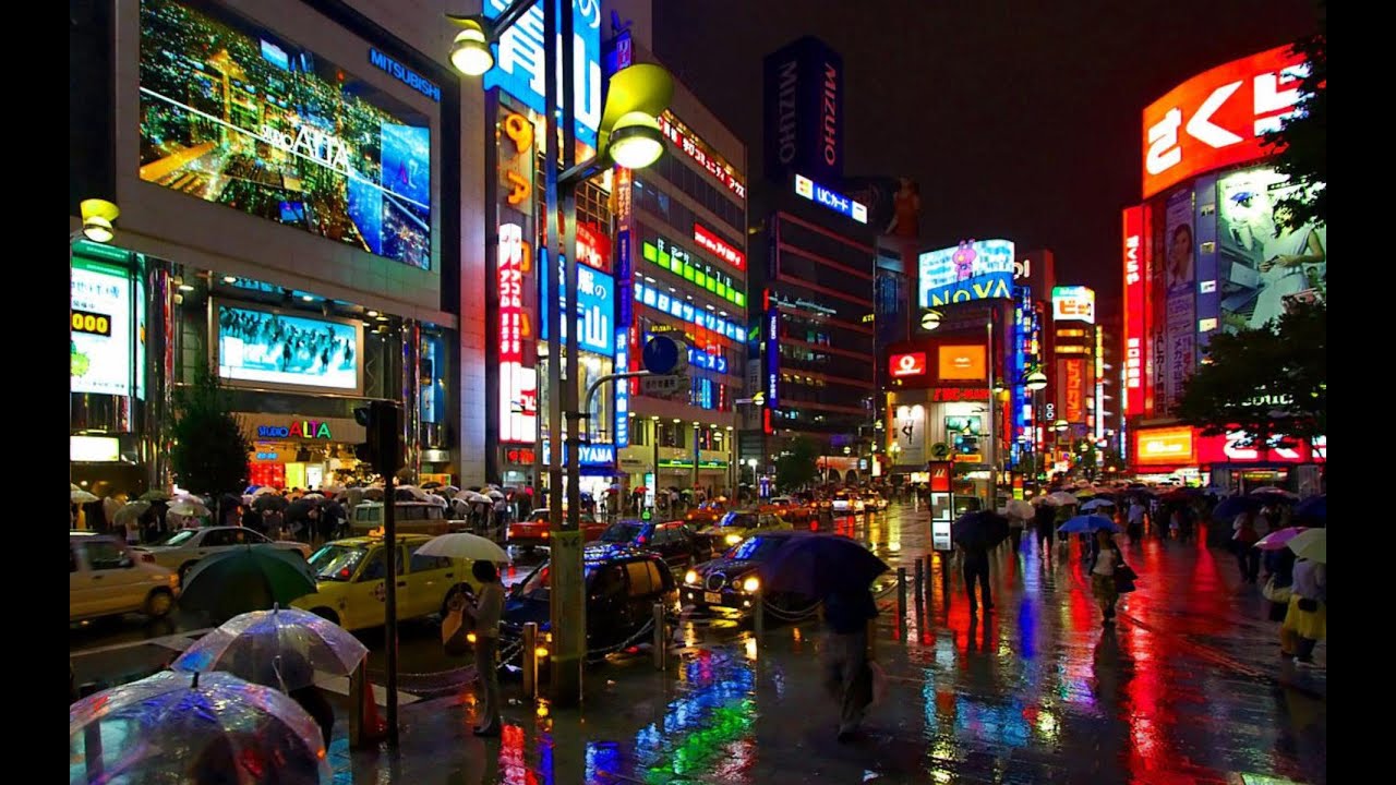 Stay With Me / 真夜中のドア (Tokyo Shibuya Rainy Walk)
