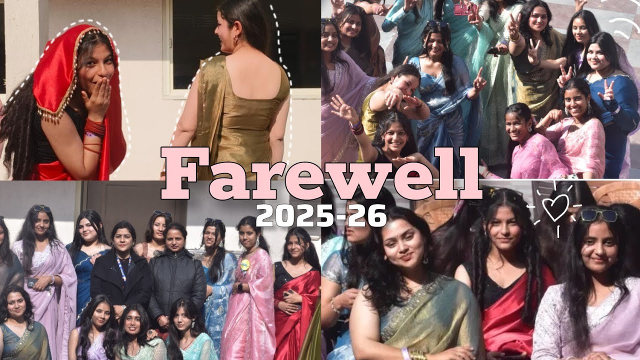 Farewell 2025-26 batch✨️😌 // #memories #farewellvibes 