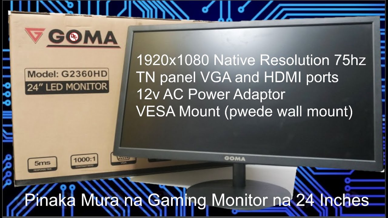 GOMA 24 Inches 75hz LED Monitor